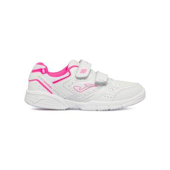 Scarpe da ginnastica bianche da bambina con dettagli traforati Joma School Jr 2110, Sport, SKU s345000033, Immagine 0